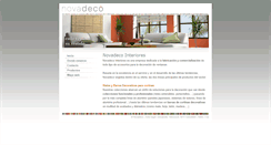 Desktop Screenshot of novadeco.es